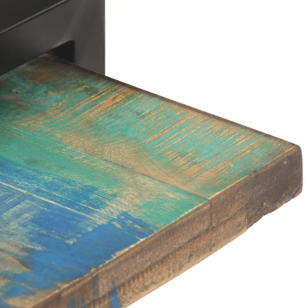 Móvel de TV 160x40x40 cm madeira recuperada maciça