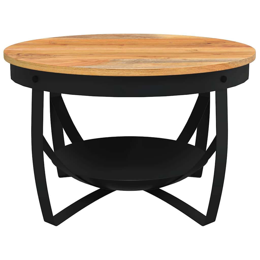 Mesa de centro Ø68x43 cm madeira de acácia maciça