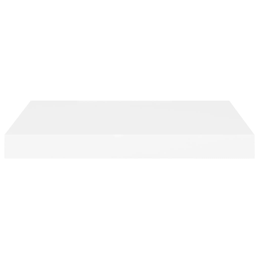 Prateleiras de parede suspensas 4 pcs 40x23x3,8cm MDF branco
