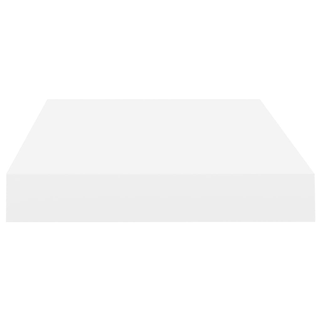 Prateleiras de parede suspensas 4 pcs 40x23x3,8cm MDF branco