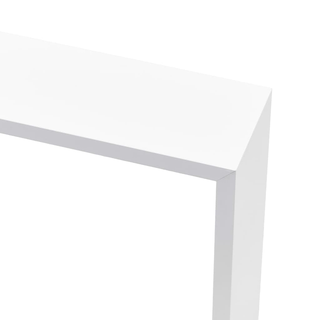 Prateleiras de parede em forma de cubo 3 pcs MDF branco