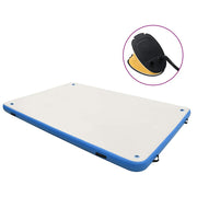 Plataforma flutuante insuflável 200x150x15 cm azul e branco