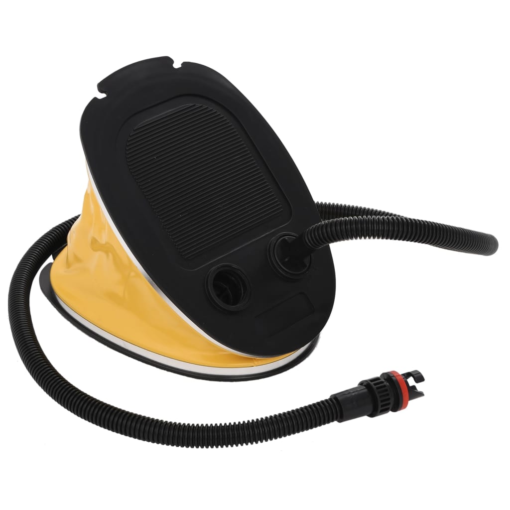 Bomba de pé 26x18 cm PP e PE cinzento e amarelo