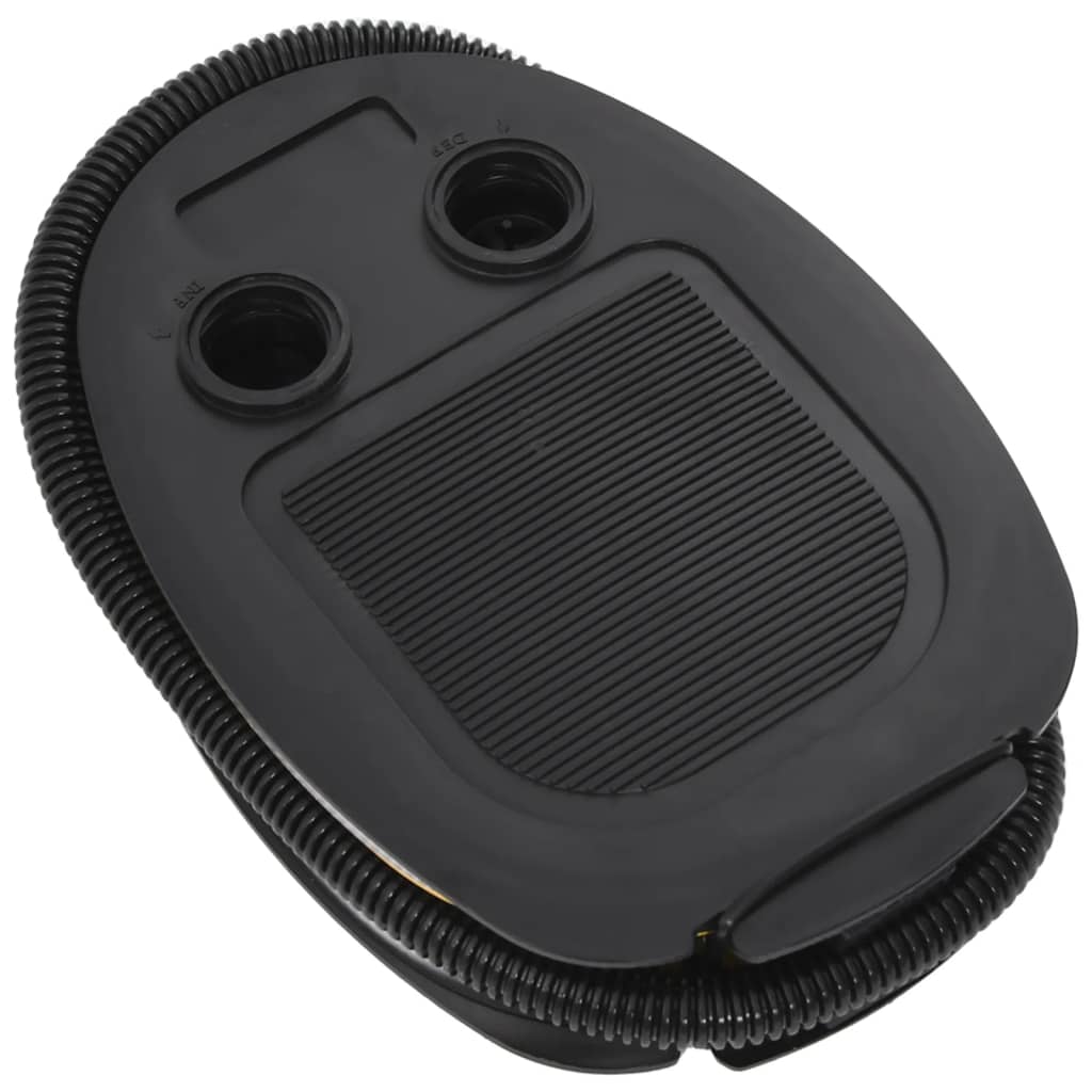 Bomba de pé 26x18 cm PP e PE cinzento e amarelo