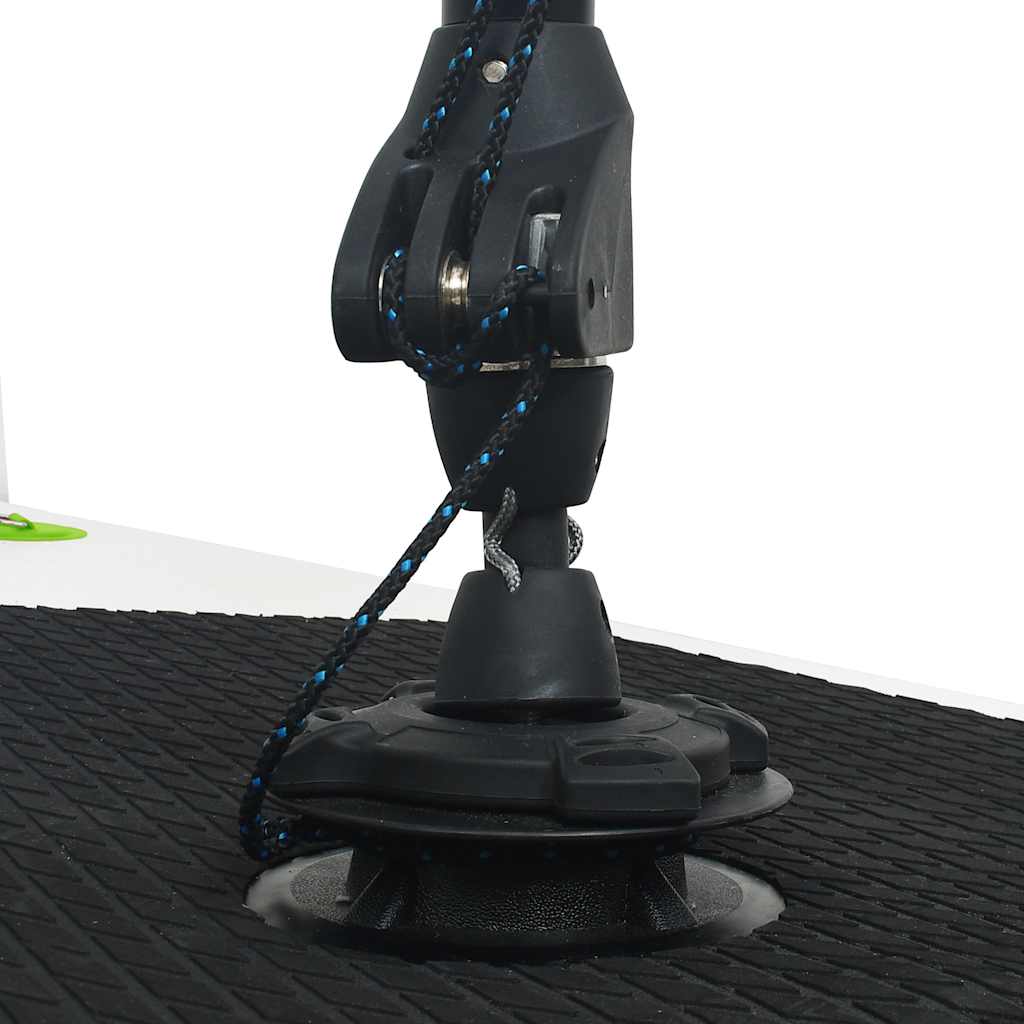 Conjunto prancha paddle SUP insuflável c/ vela verde/branco