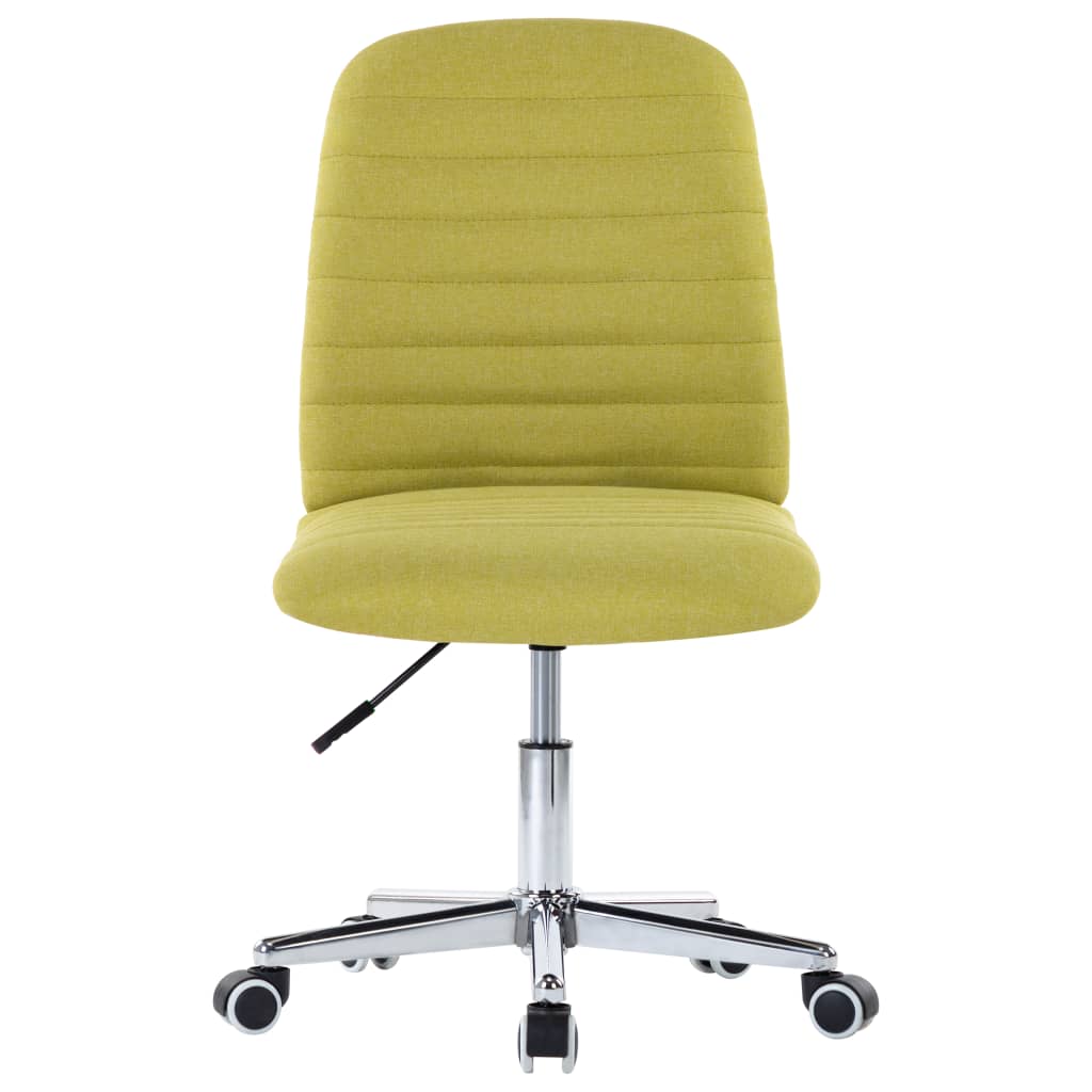 Cadeiras de jantar 4 pcs tecido amarelo mostarda