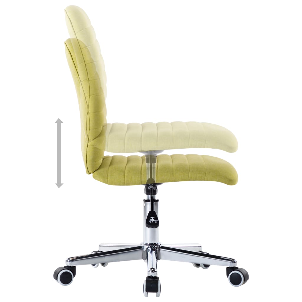 Cadeiras de jantar 4 pcs tecido amarelo mostarda