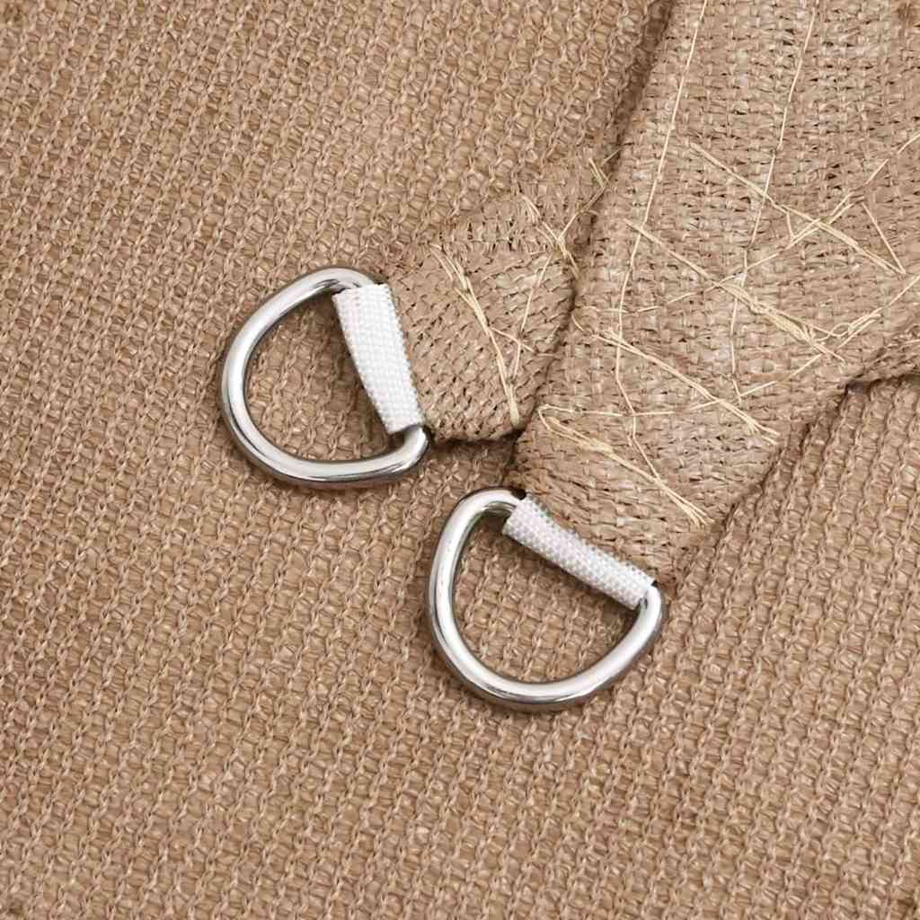 Para-sol estilo vela 160 g/m² 2,5x4 m PEAD amarelo