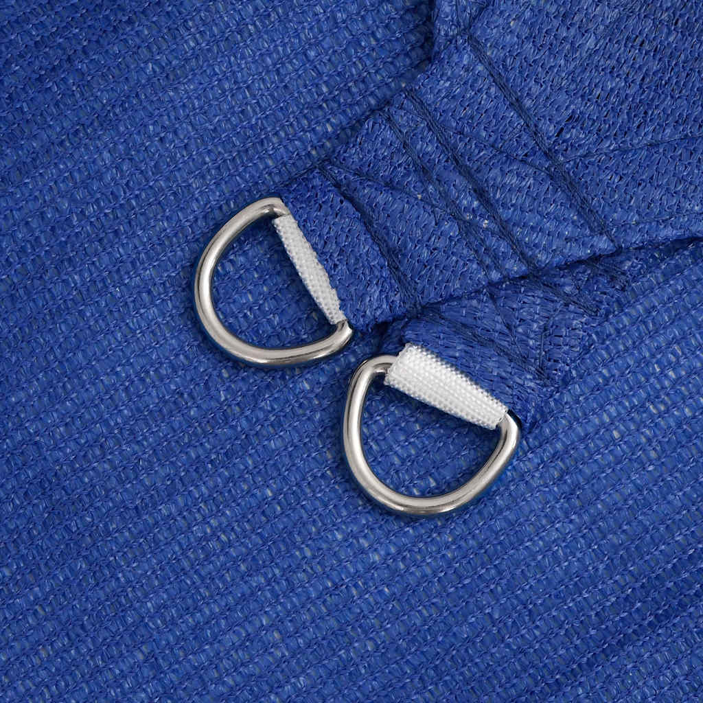 Para-sol estilo vela triangular 160 g/m² 4x5x6,8 m PEAD amarelo