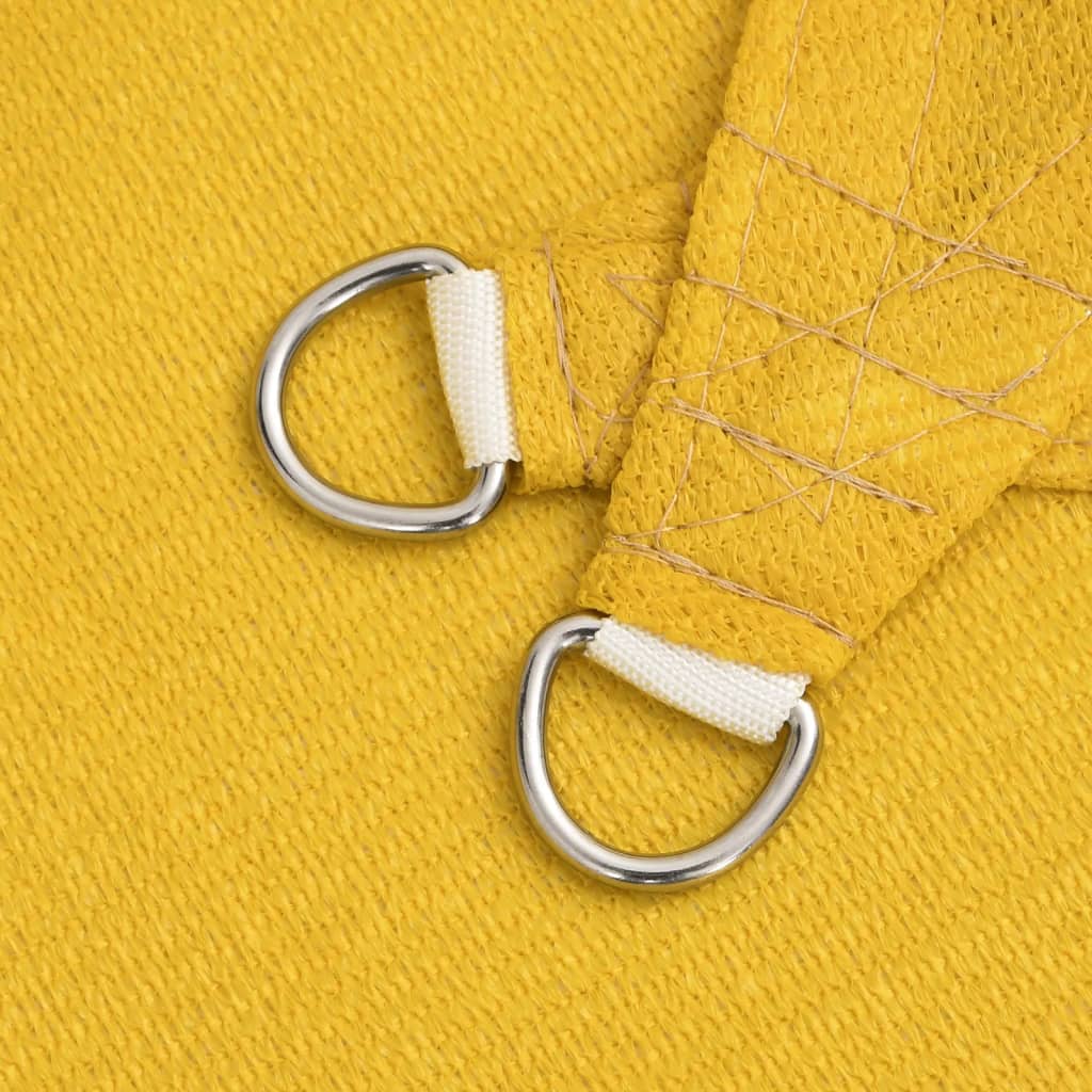 Para-sol estilo vela 160 g/m² 2,5x4 m PEAD amarelo