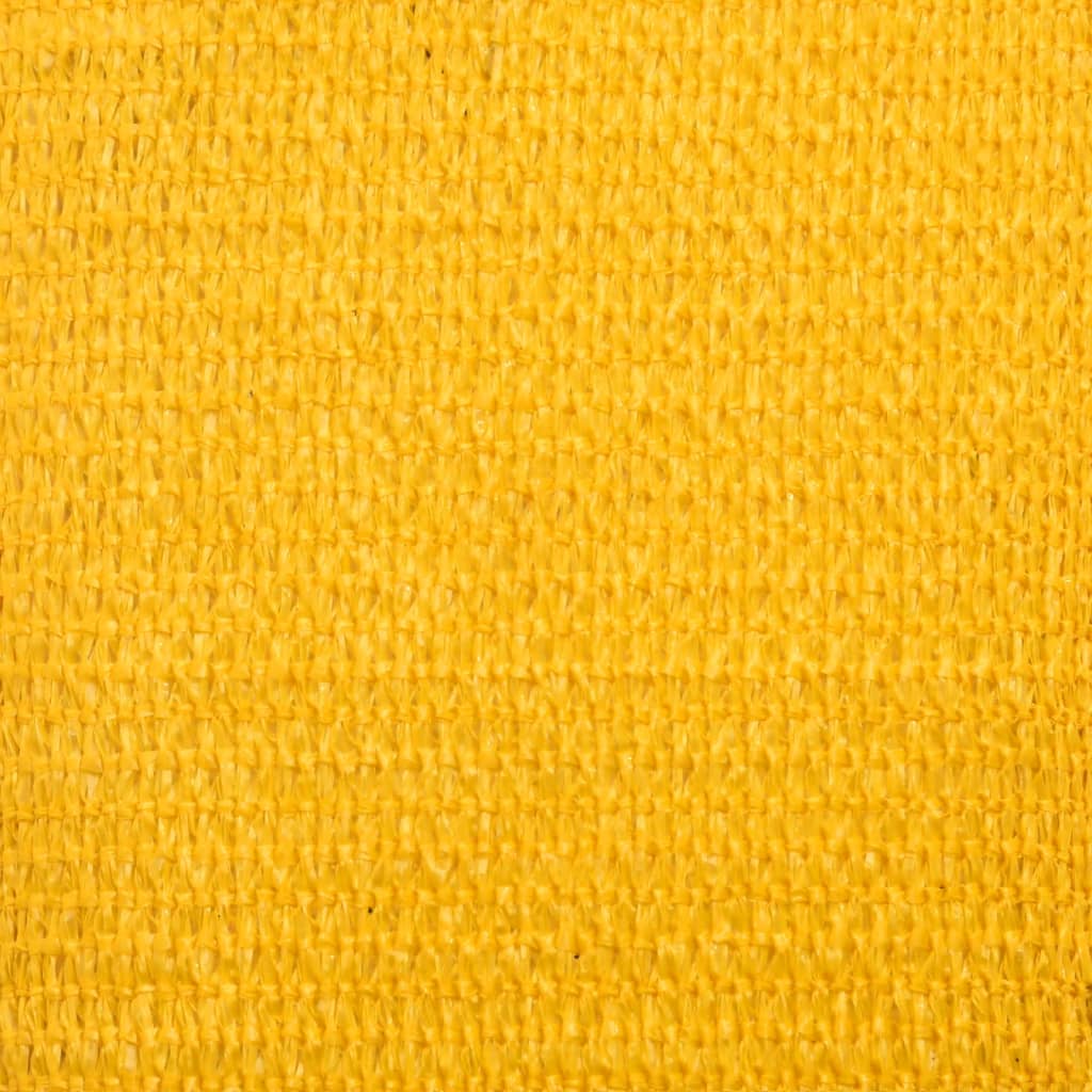 Para-sol estilo vela 160 g/m² 2,5x4 m PEAD amarelo