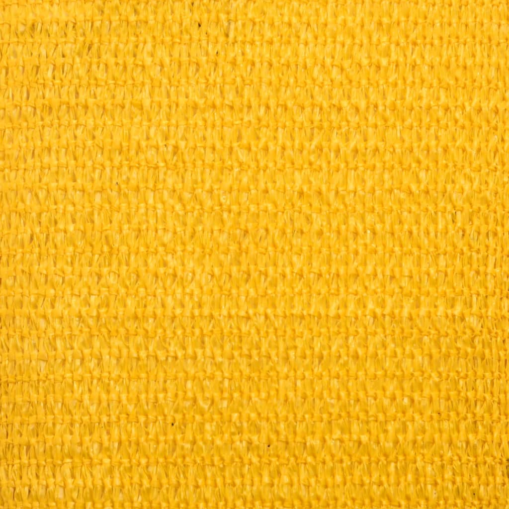 Para-sol estilo vela 160 g/m² 2,5x4 m PEAD amarelo