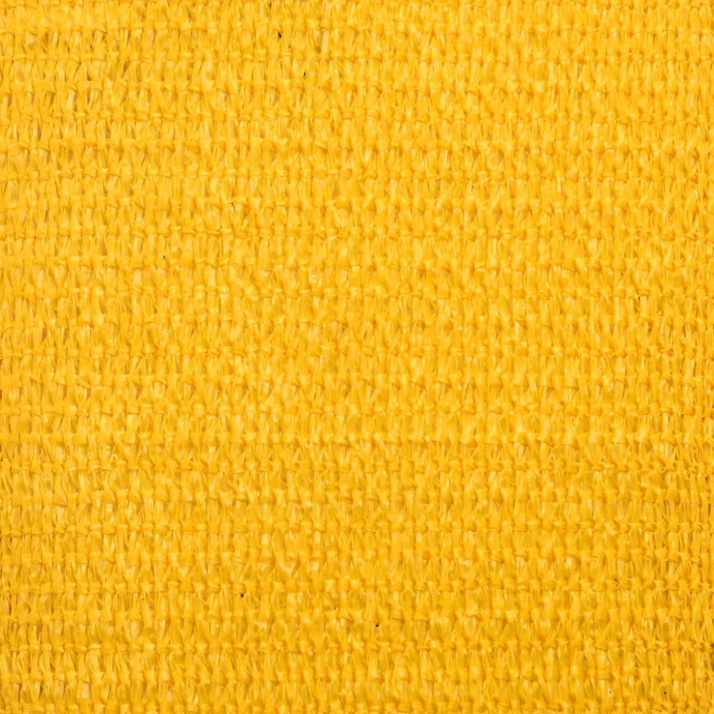Para-sol estilo vela triangular 160 g/m² 4x5x6,8 m PEAD amarelo