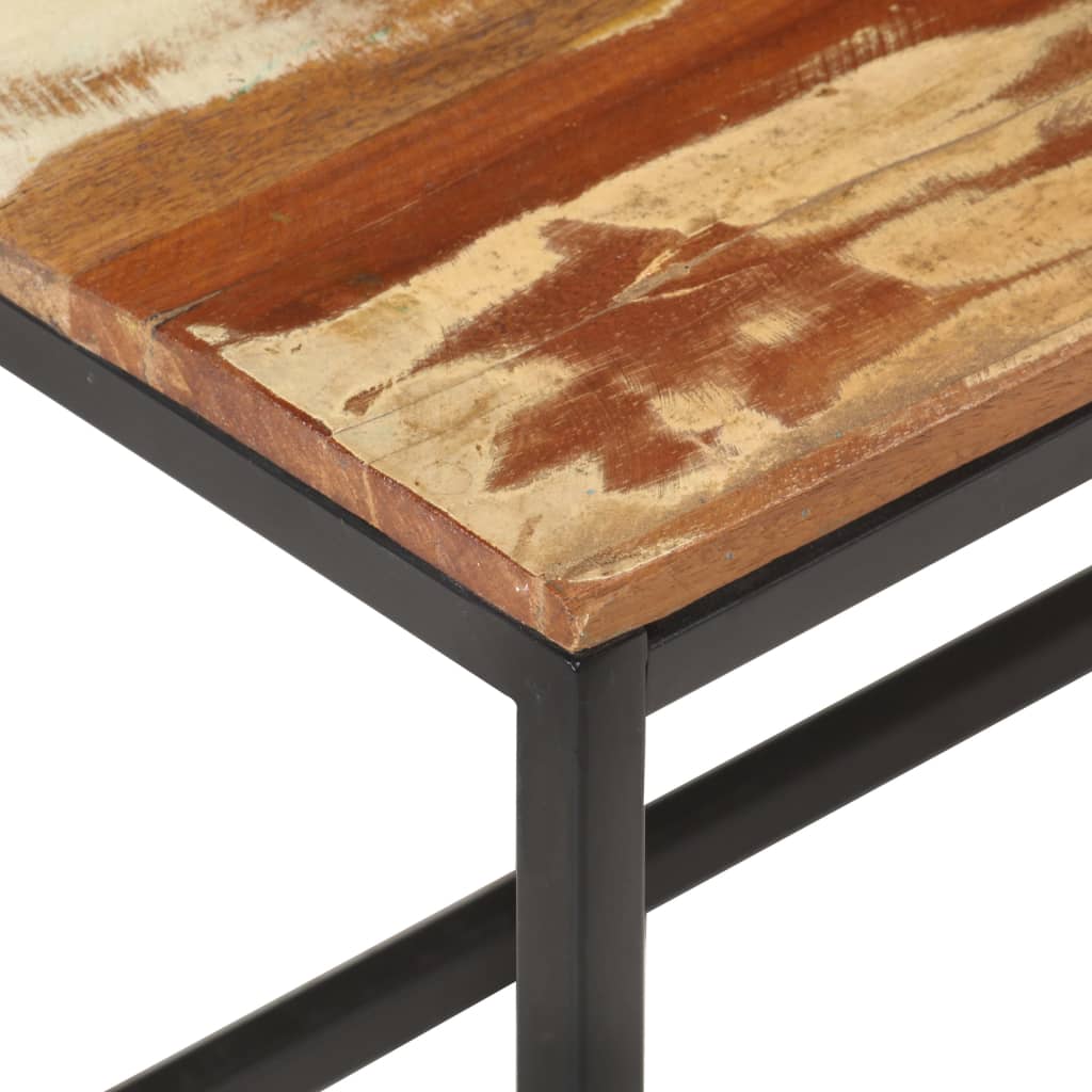 Móvel de TV 180x30x50 cm madeira recuperada maciça