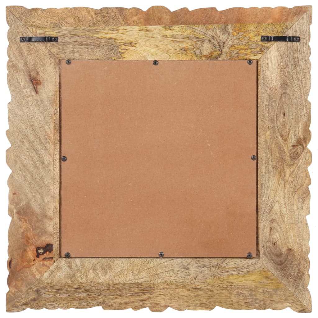 Espelho 50x50 cm madeira de mangueira maciça