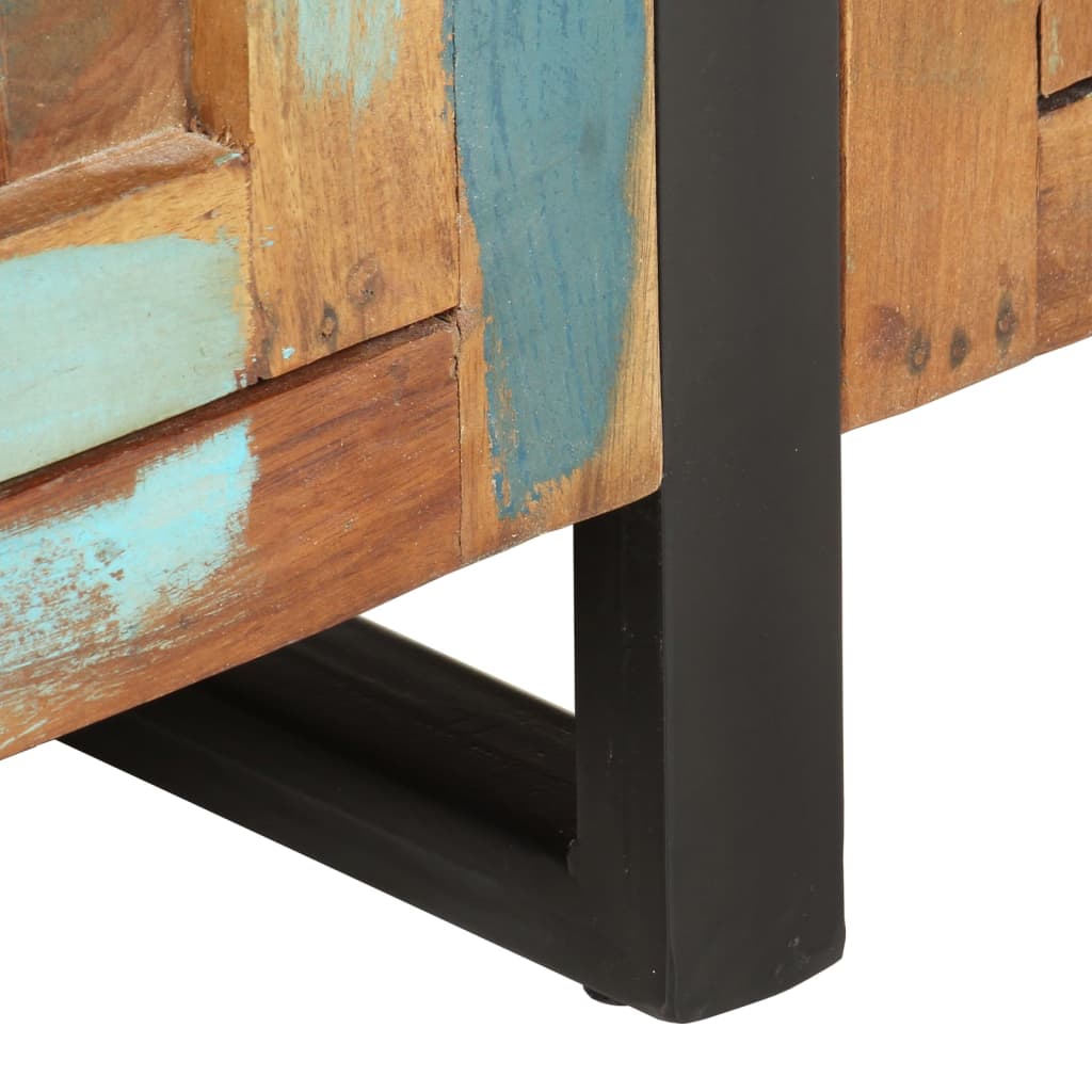 Aparador 172x35x80 cm madeira recuperada maciça