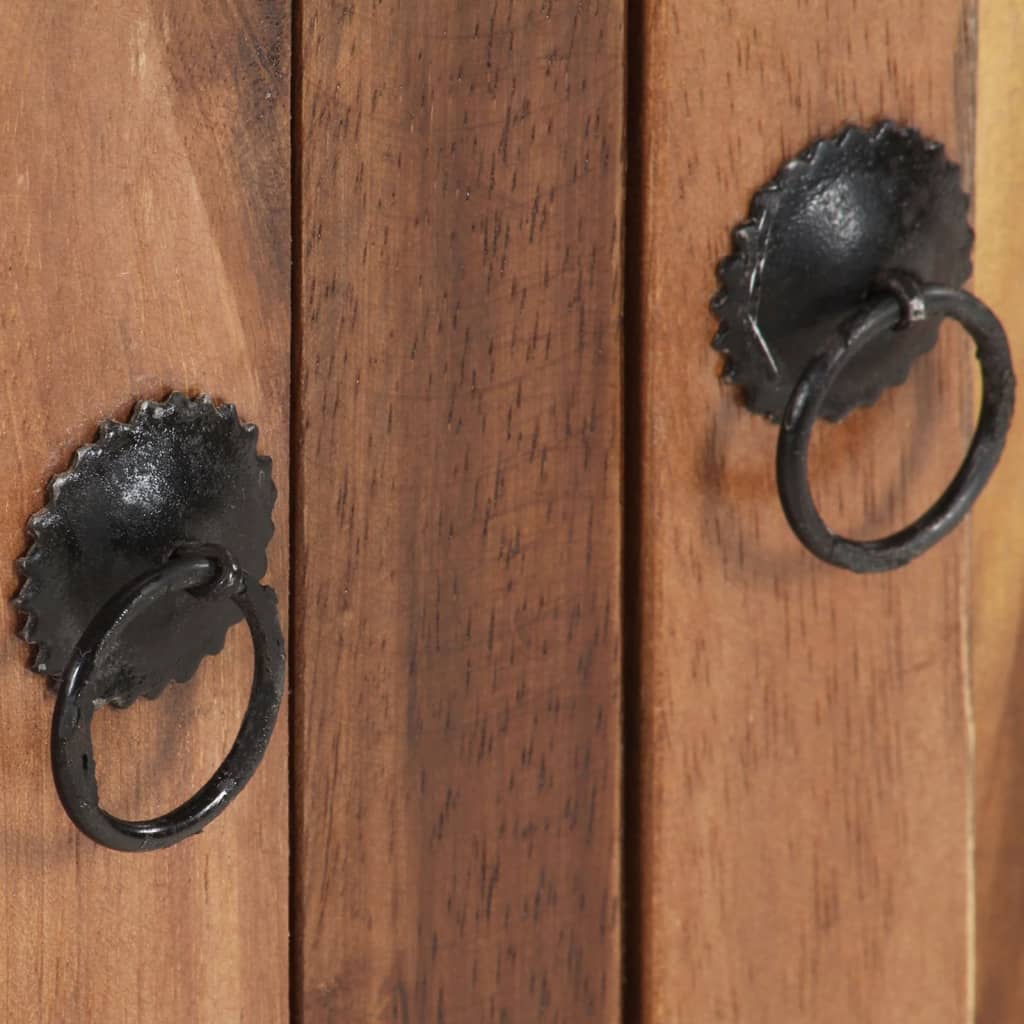 Aparador 172x35x80 cm acácia maciça c/ acabamento a mel