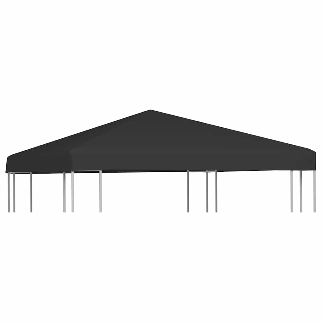 Cobertura de gazebo 270 g/m² 4x3 m amarelo