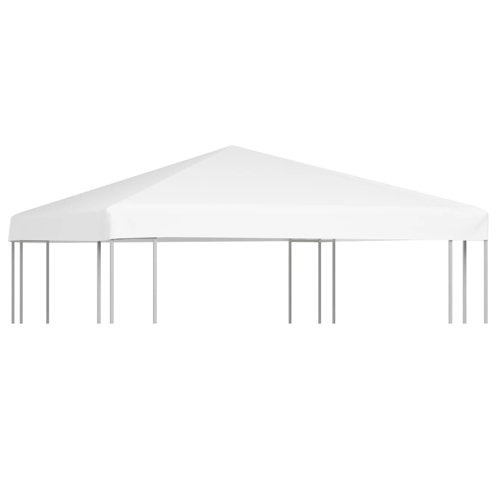 Cobertura de gazebo 270 g/m² 4x3 m amarelo