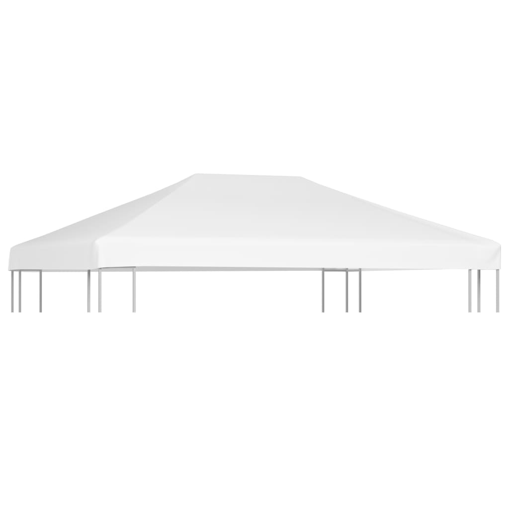 Cobertura de gazebo 270 g/m² 4x3 m amarelo