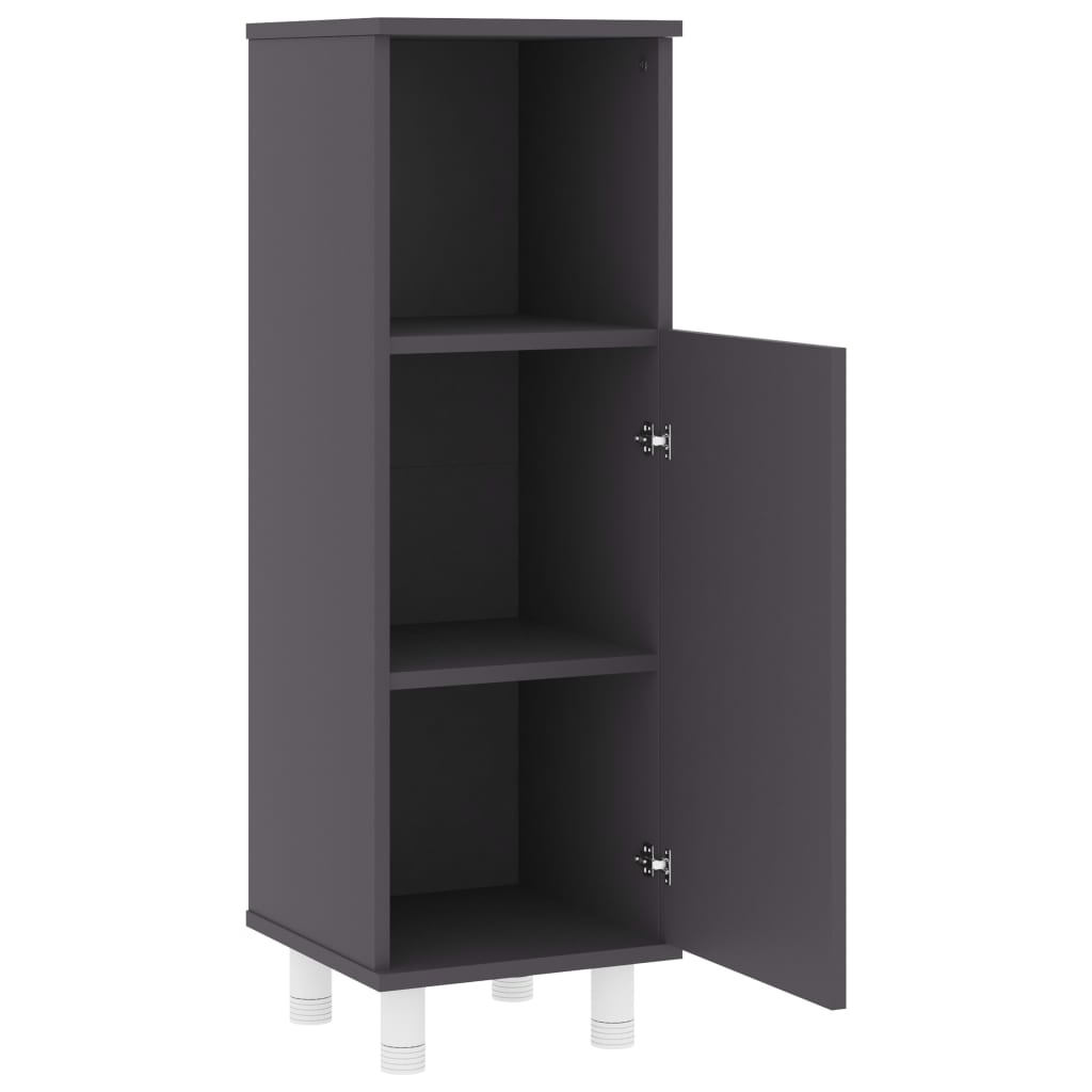 Armário casa de banho derivados de madeira branco brilhante