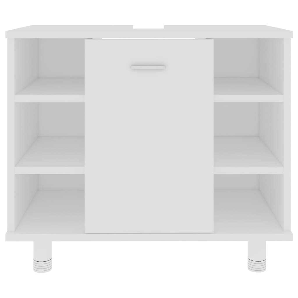 Armário casa de banho derivados de madeira cinzento cimento