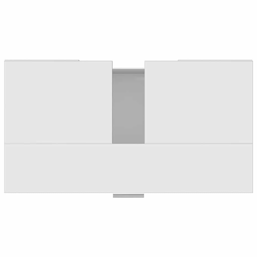 Armário casa de banho derivados de madeira cinzento cimento