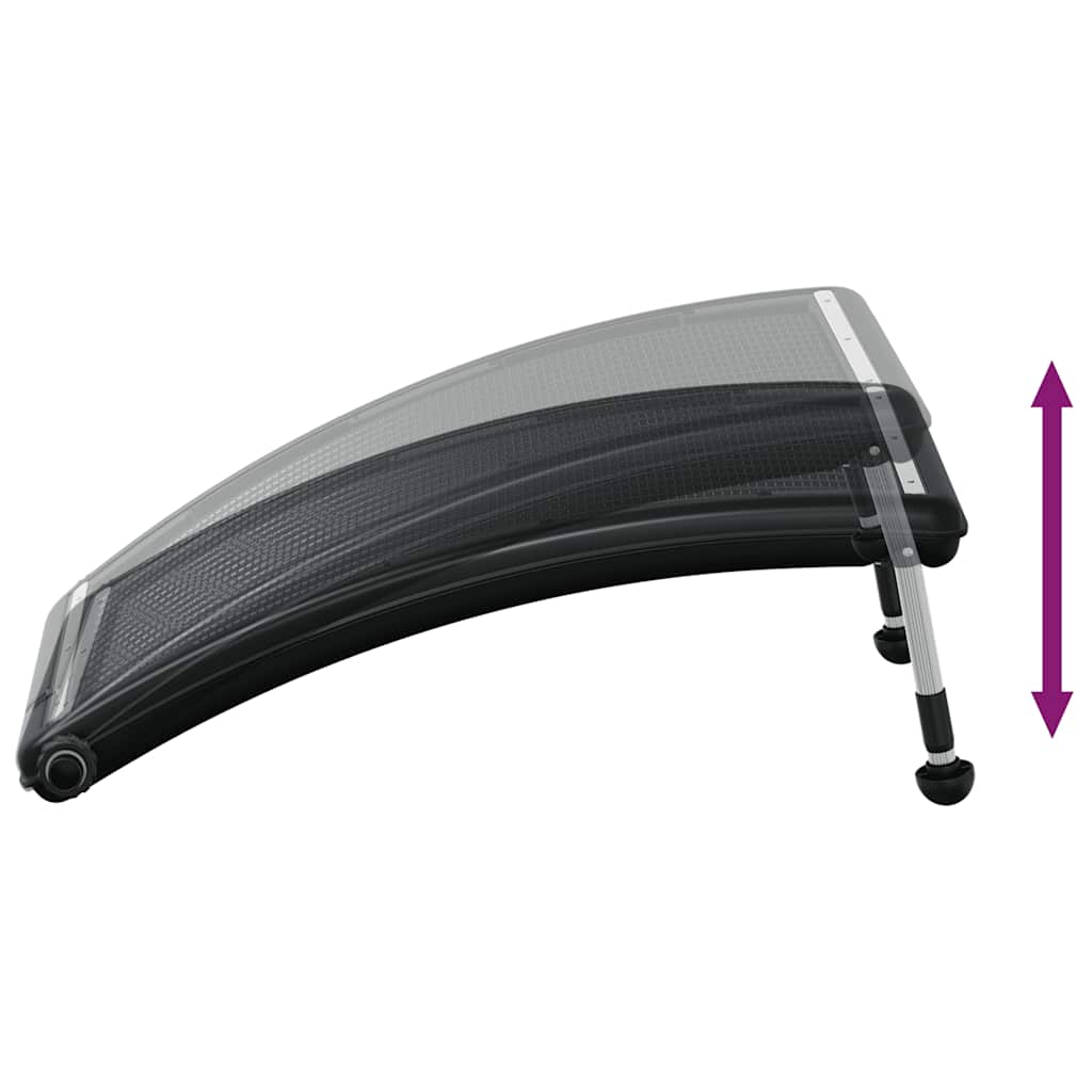 Painel de aquecimento solar curvo para piscina 110x65 cm