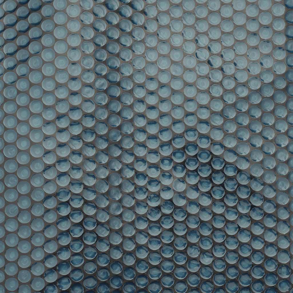 Película para piscina PE solar flutuante 600x300cm preto e azul