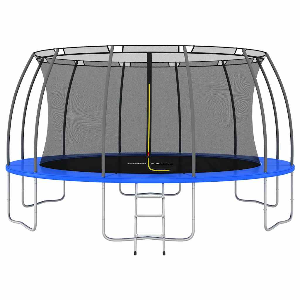 Conjunto de trampolim redondo 488x90 cm 150 kg