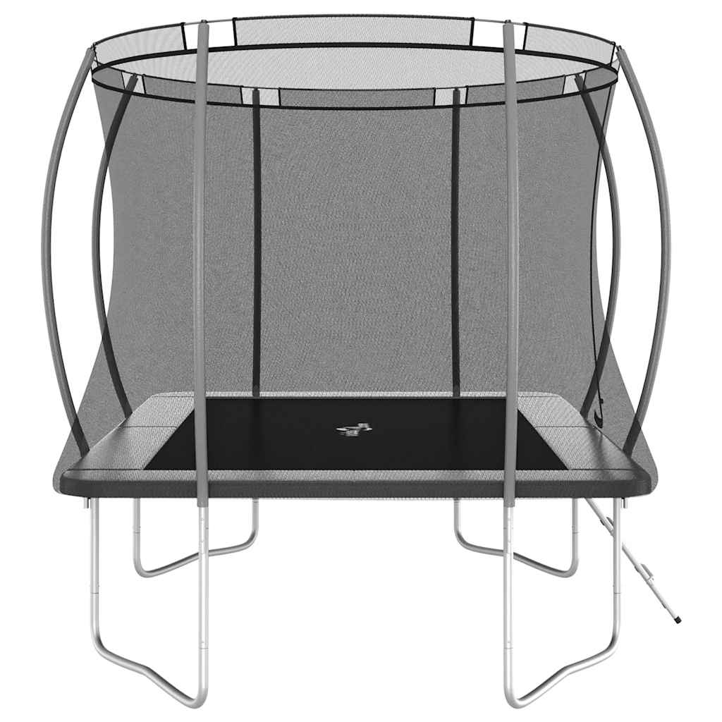 Conjunto de trampolim retangular 335x244x90 cm 150 kg