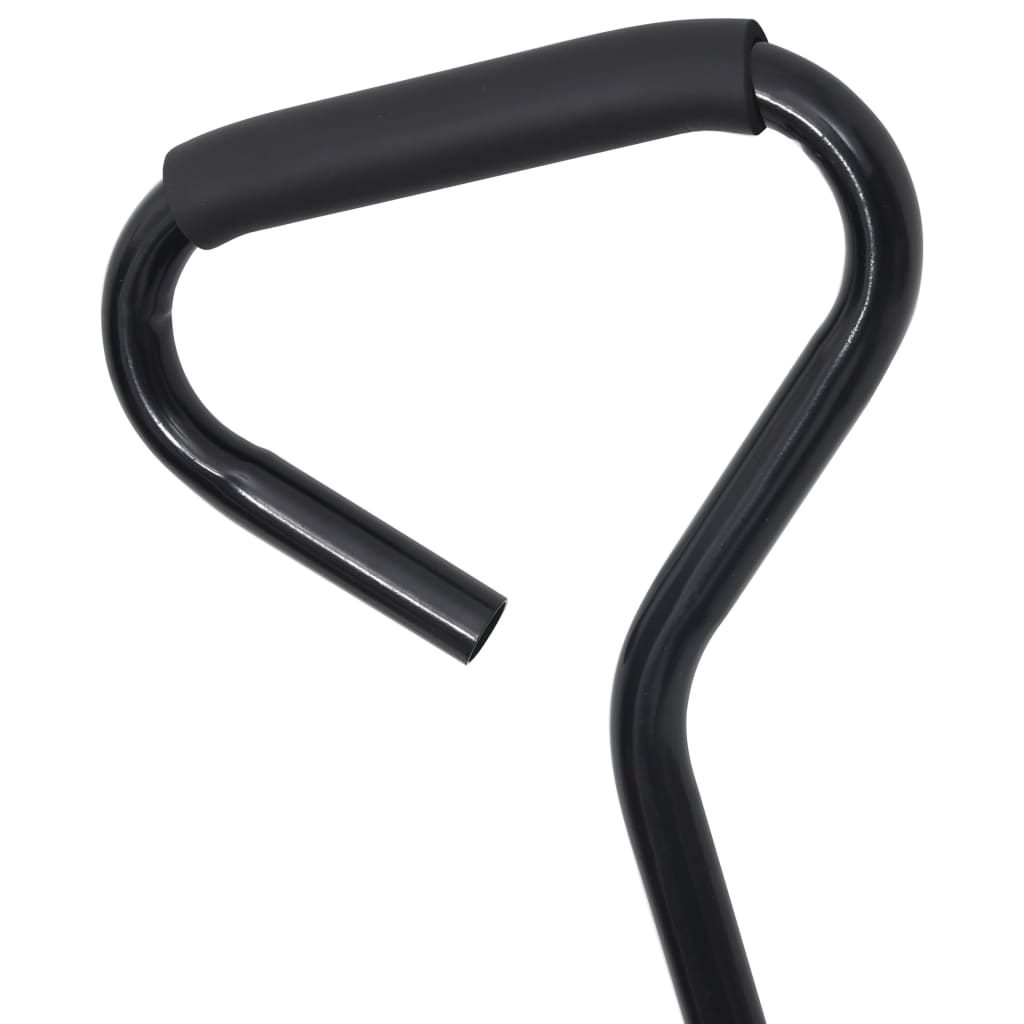 Carrinho de mão basculante para jardim 300 kg 75 L preto