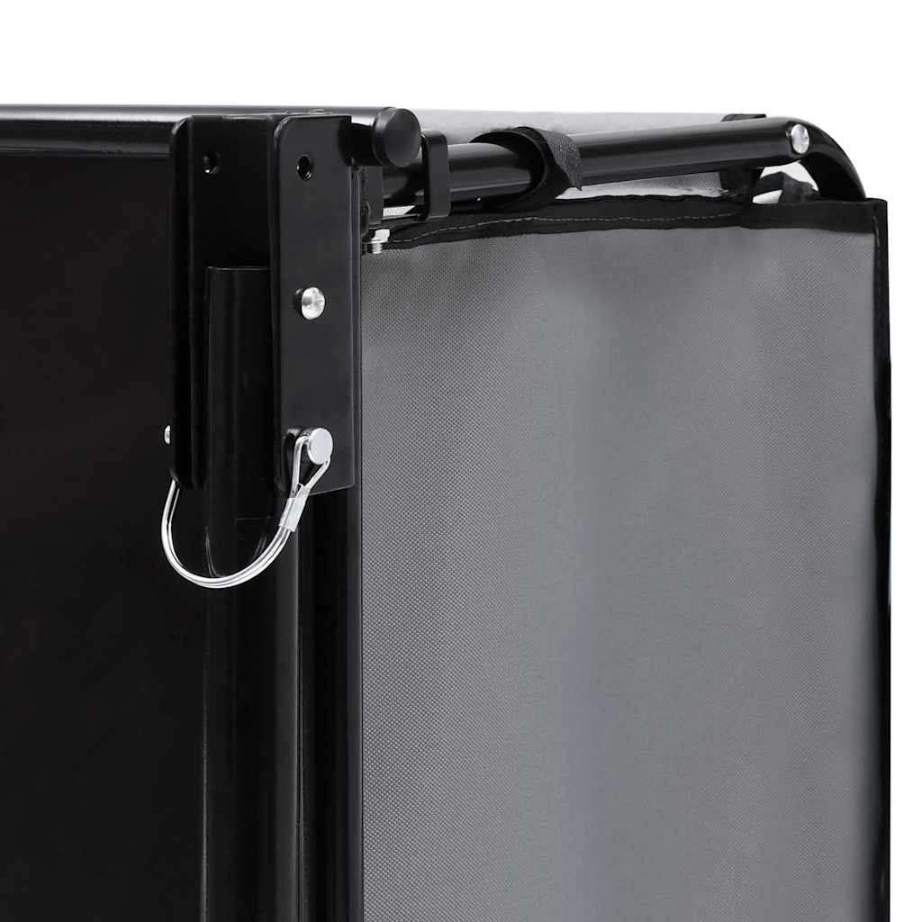 Reboque de carga para bicicleta 65 kg cinzento e laranja