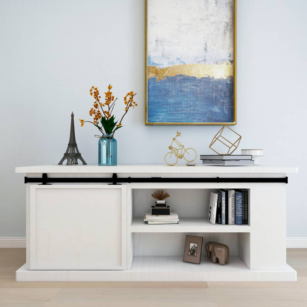 Mini kit para armário deslizante aço carbono 183 cm