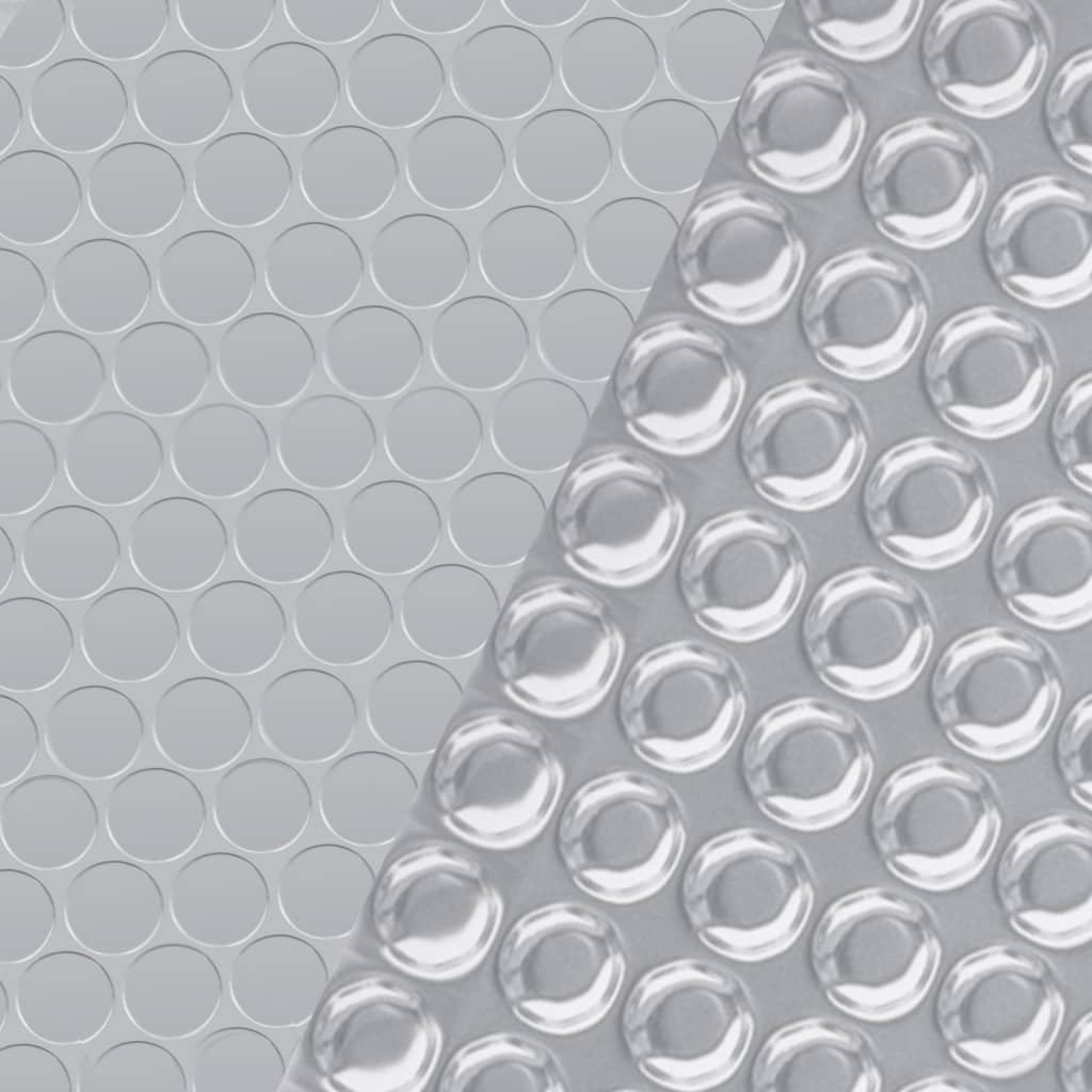 Cobertura para piscina 455 cm PE prateado