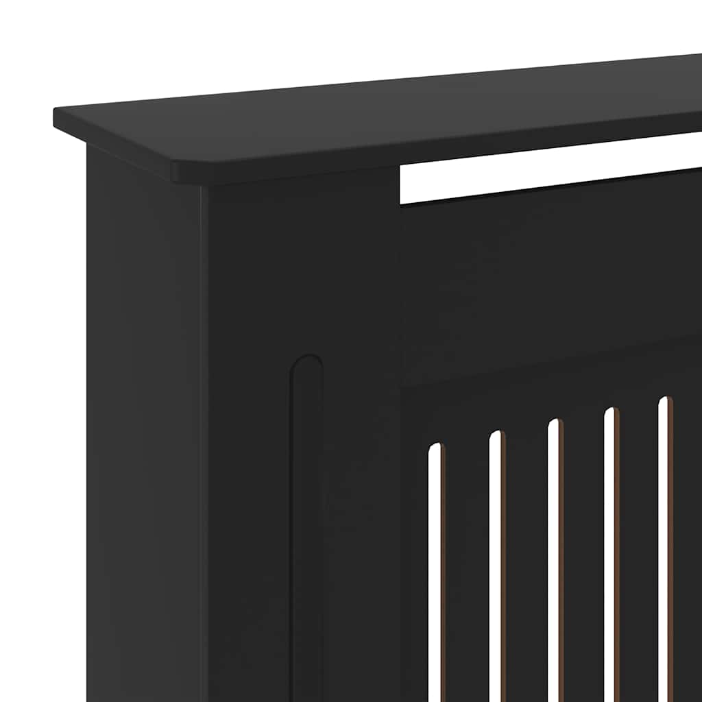 Cobertura de radiador MDF 205 cm preto