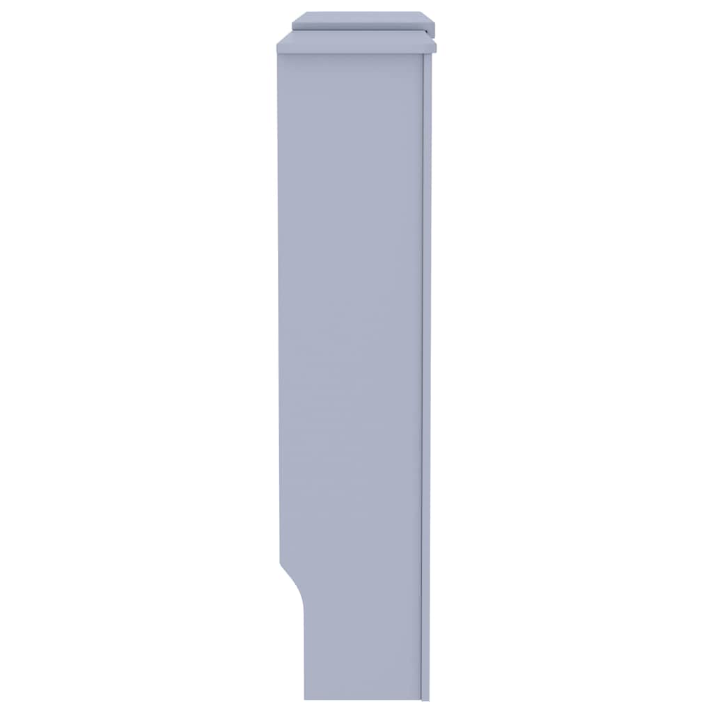 Cobertura de radiador MDF 205 cm cinzento