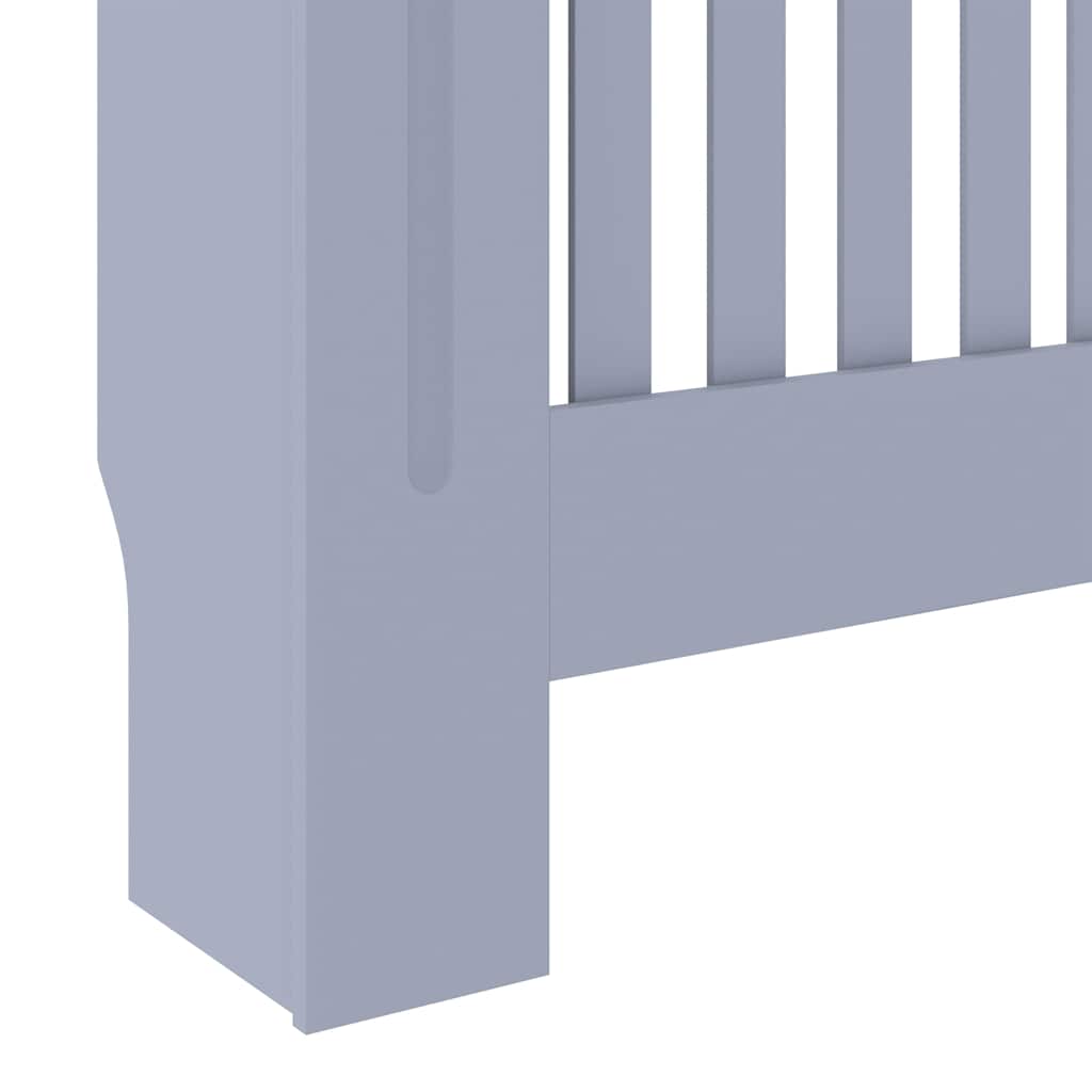 Cobertura de radiador MDF 78 cm cinzento