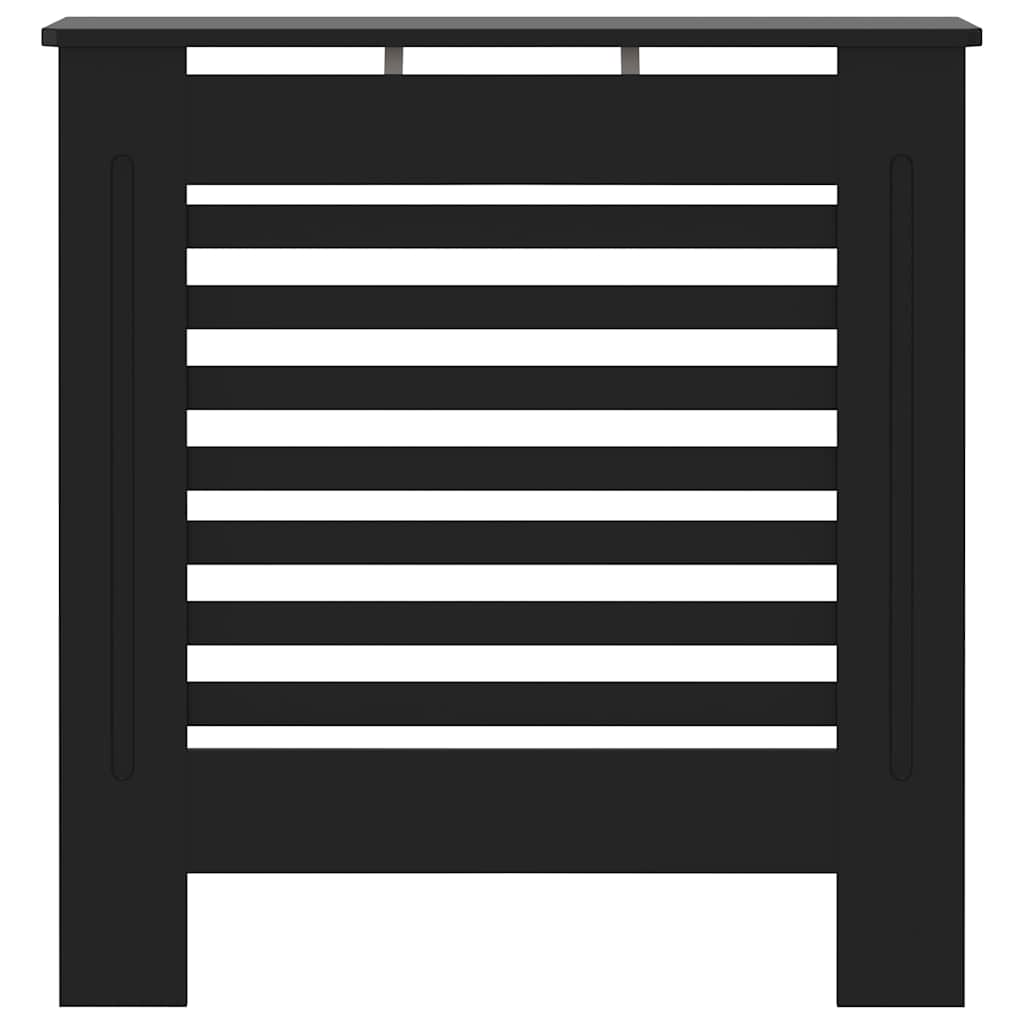 Cobertura de radiador MDF 78 cm preto