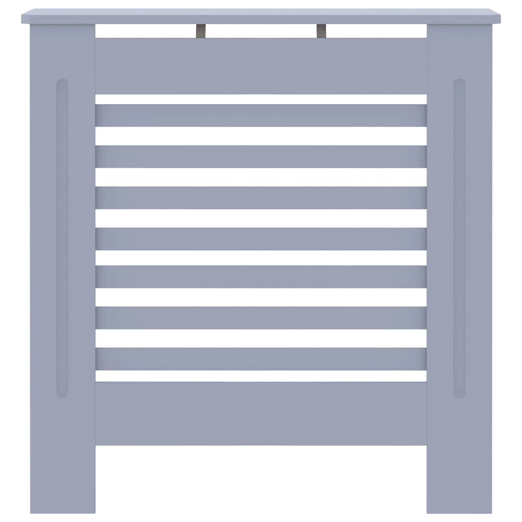 Cobertura de radiador MDF 78 cm cinzento