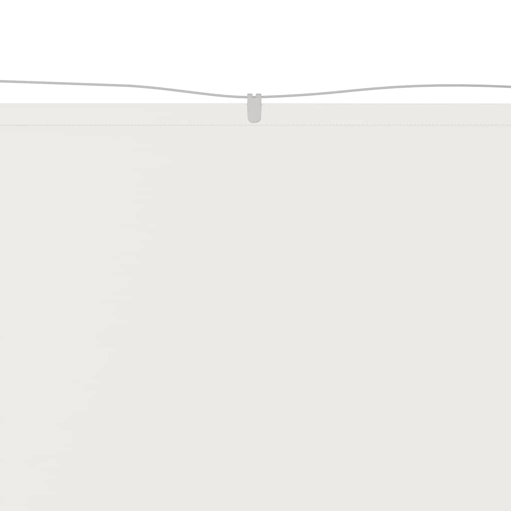 Toldo vertical 60x1000 cm tecido oxford branco