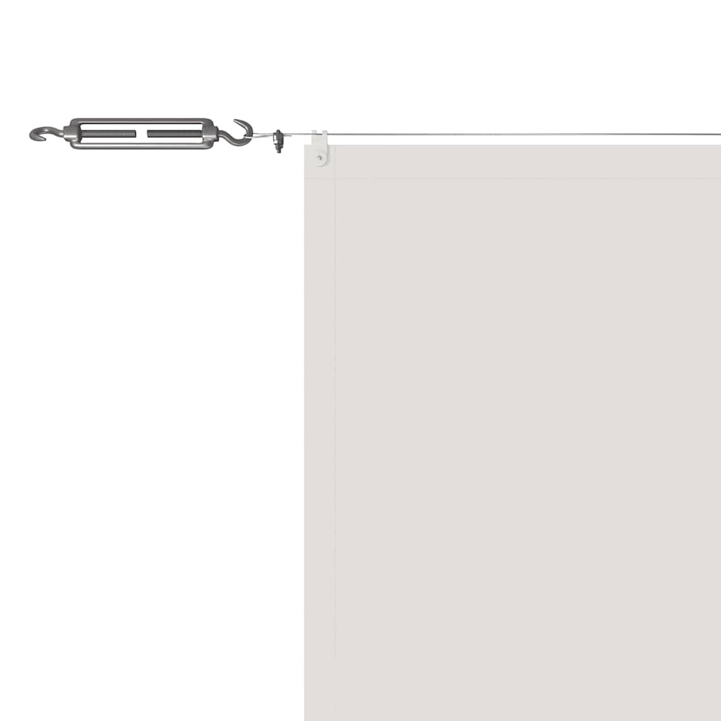 Toldo vertical 60x1000 cm tecido oxford branco