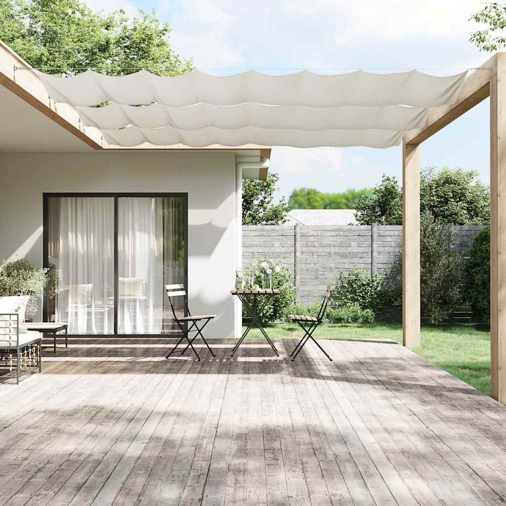 Toldo vertical 100x1200 cm tecido oxford branco