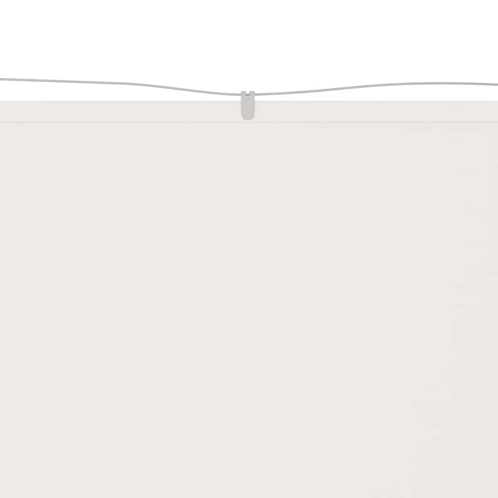 Toldo vertical 140x1200 cm tecido oxford branco