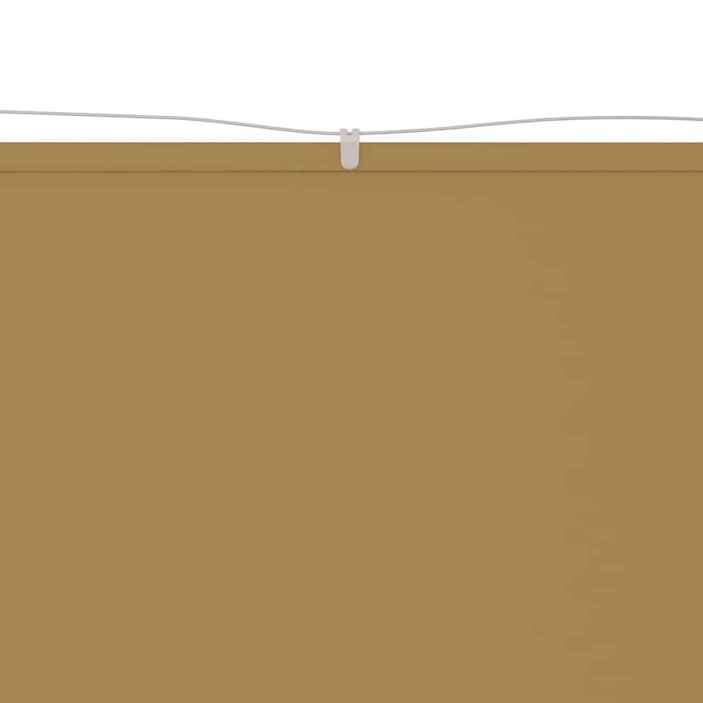 Toldo vertical 140x1000 cm tecido oxford bege