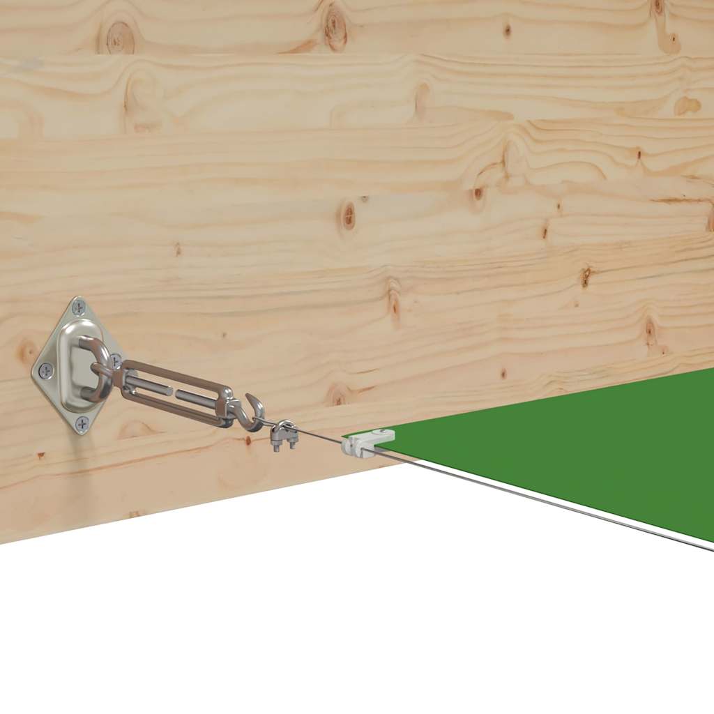 Toldo vertical 180x1000 cm tecido oxford verde-claro