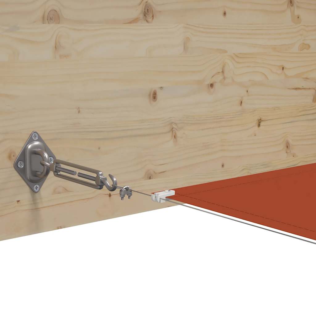 Toldo vertical 60x800 cm tecido oxford cor terracota