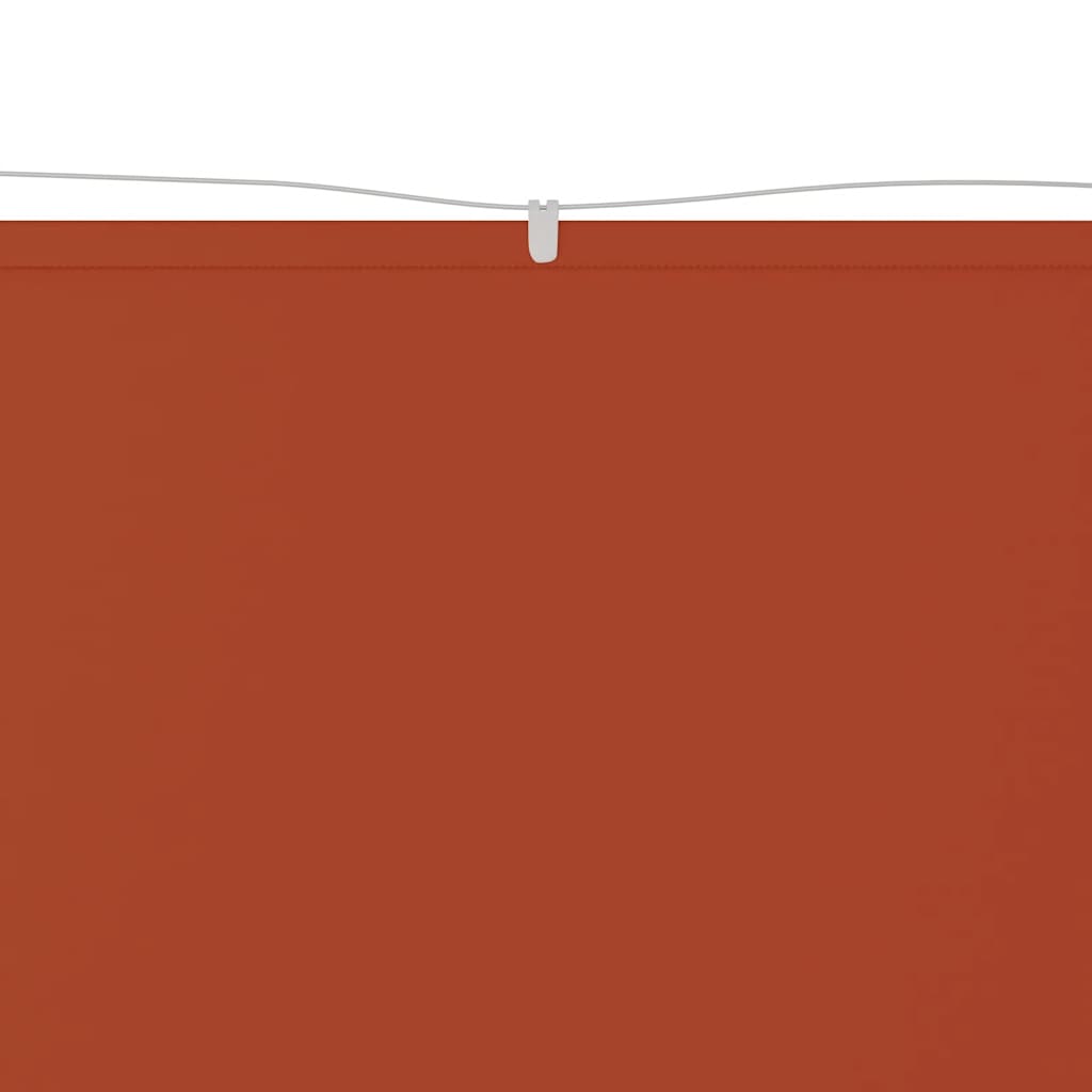Toldo vertical 100x800 cm tecido oxford cor terracota