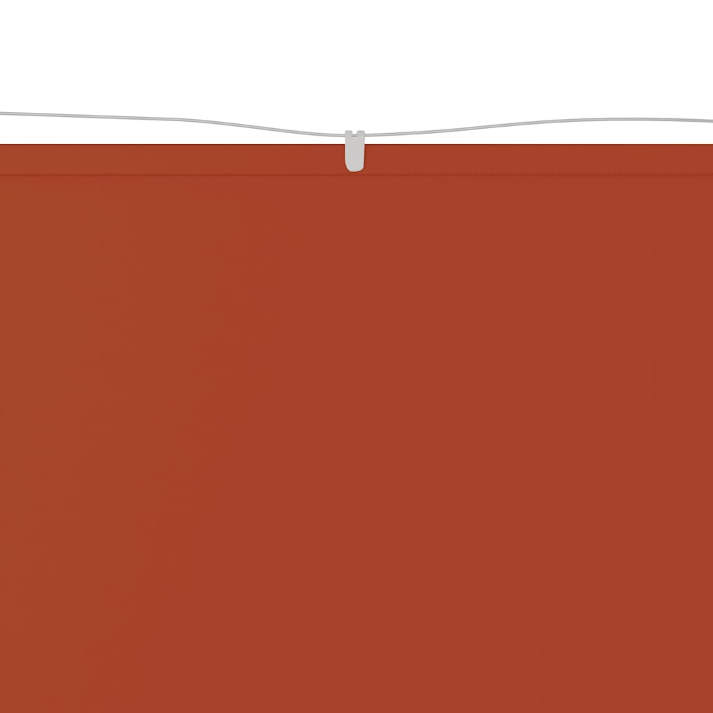 Toldo vertical 140x800 cm tecido oxford cor terracota