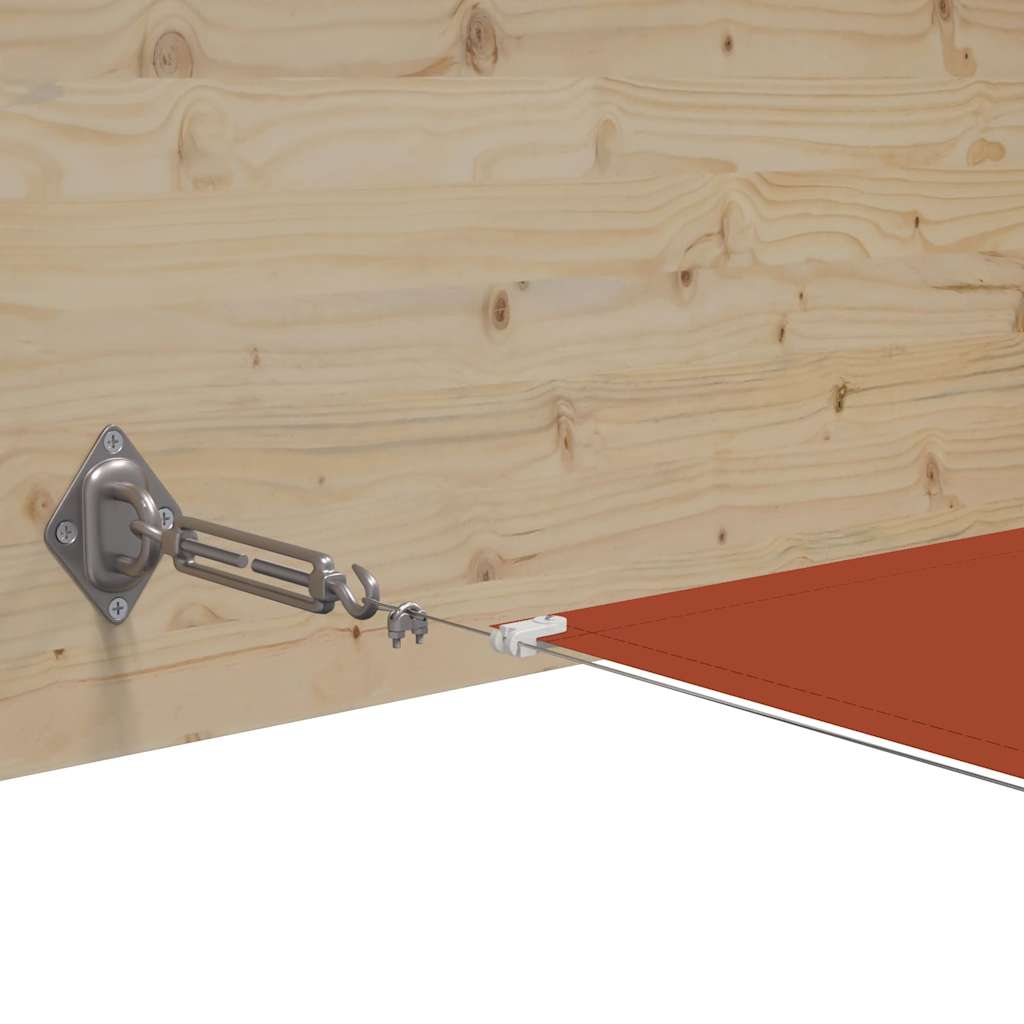 Toldo vertical 140x800 cm tecido oxford cor terracota